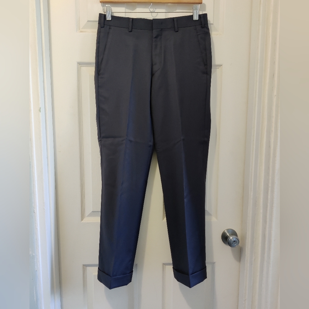 Paul Stuart Men's Size 30 Grey/Blue Dress Pants